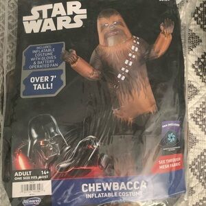 Brand new never opened Chewbacca inflatable costume.